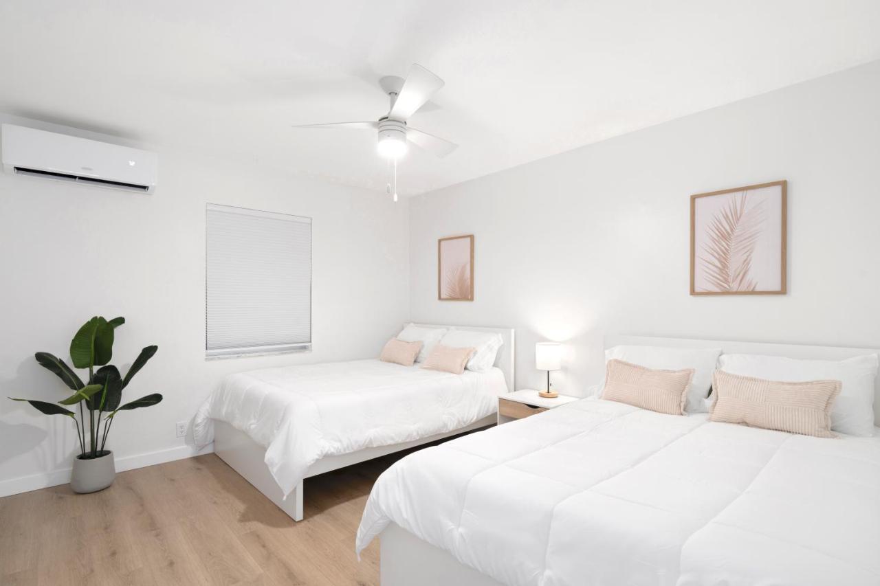 Appartement M Worth - Modern Near West Palm Beach, Chic Retro Vibes, King Bed, Cozy Backyard, Bbq, Workspace, High-speed Internet, Free Parking, 5 Minutes To Downtown & Lake Worth Beach