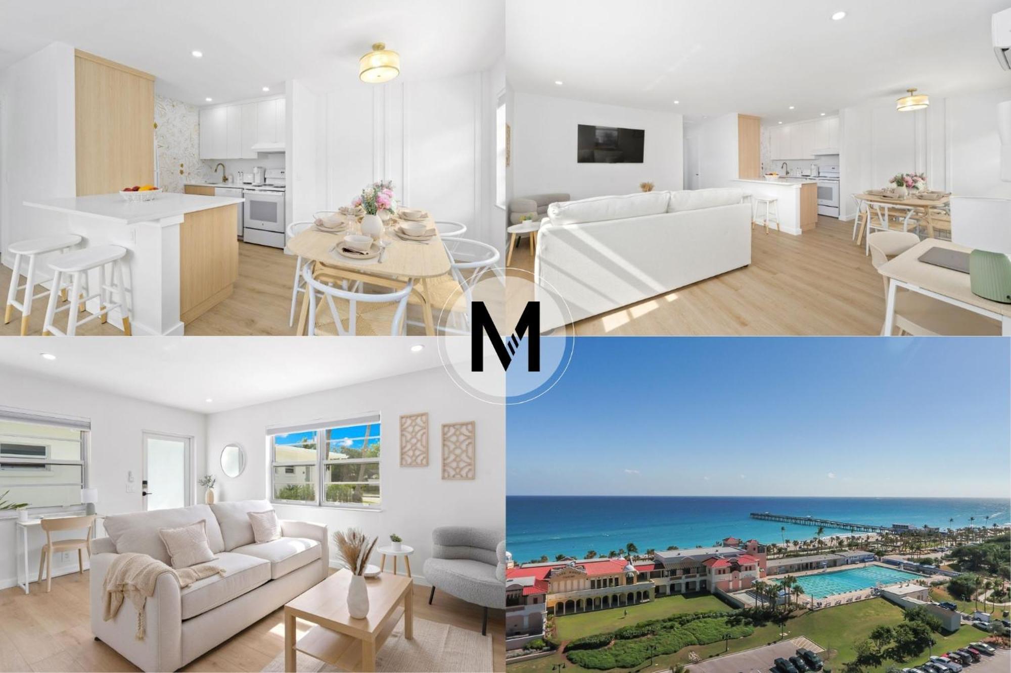 M Worth - Modern Near West Palm Beach, Chic Retro Vibes, King Bed, Cozy Backyard, Bbq, Workspace, High-speed Internet, Free Parking, 5 Minutes To Downtown & * Lake Worth Beach