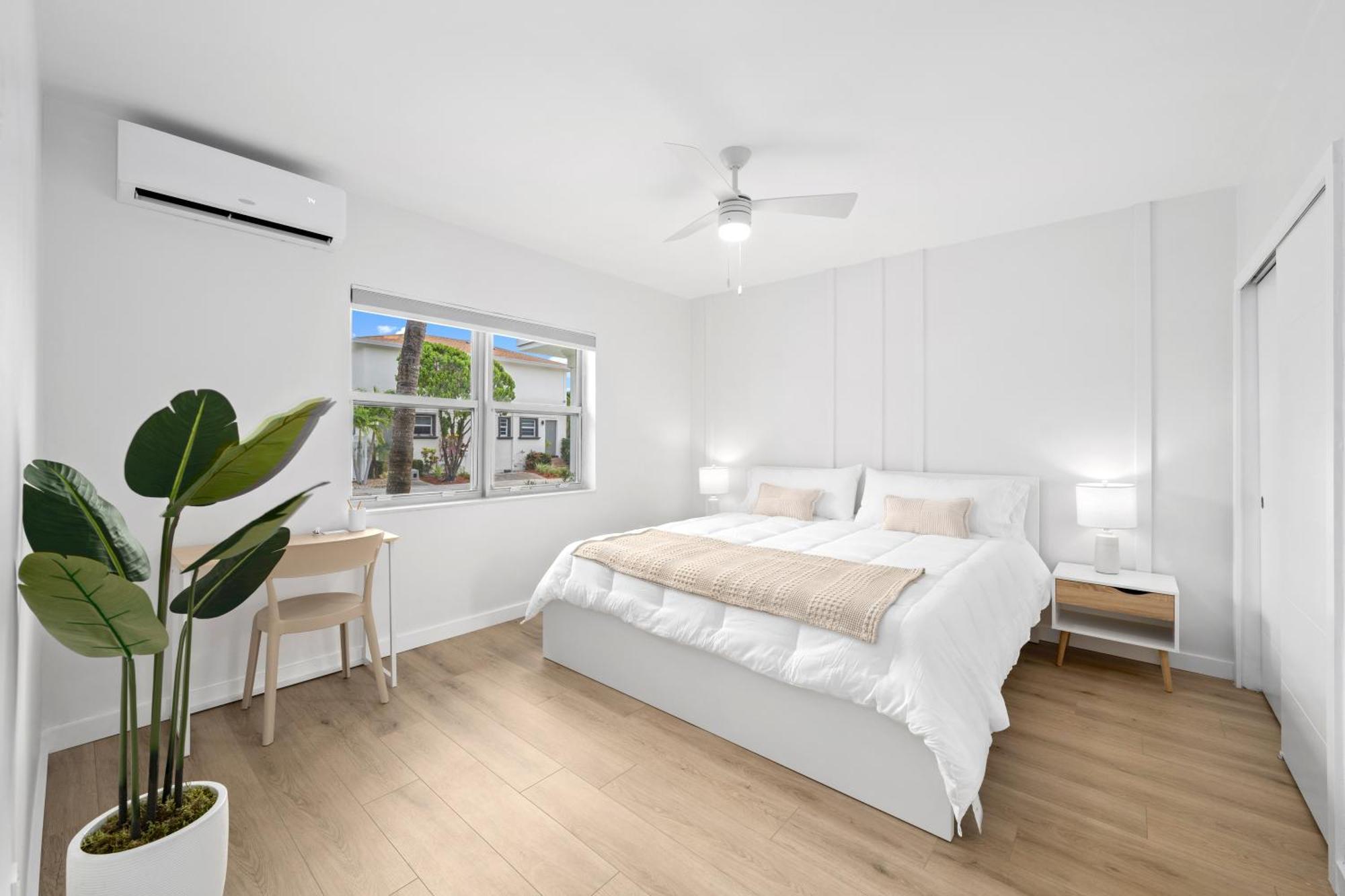 M Worth - Modern Near West Palm Beach, Chic Retro Vibes, King Bed, Cozy Backyard, Bbq, Workspace, High-speed Internet, Free Parking, 5 Minutes To Downtown & Appartement *